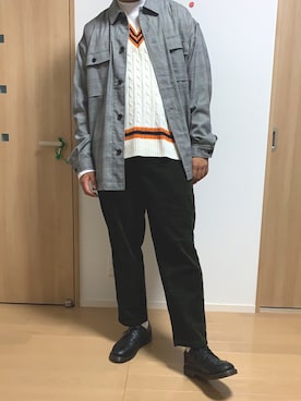 「フォロバ」｜「アイテム（スウェット）」を使った、Yuuto_I〝相互フォロー〟さん（メンズ・178cm）の秋コーディネート