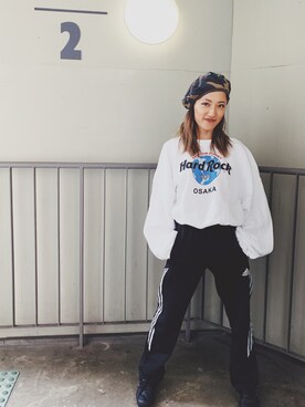 ハードロックカフェ の人気ファッションコーディネート ユーザー ショップスタッフ Wear