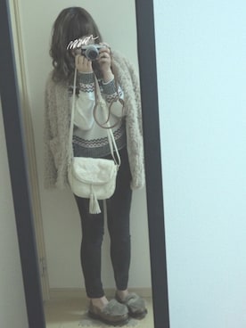 satさん（レディース・160cm）の冬コーディネート