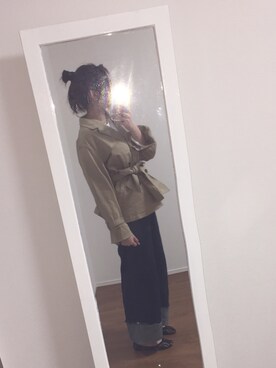 「アイテム（ピアス（両耳用））」を使った、satさん（レディース・160cm・20代）の春コーディネート