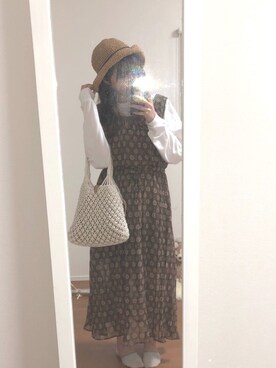 「帽子屋」｜satさん（レディース・160cm）の春コーディネート