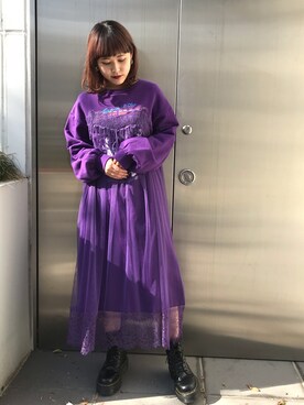 郁華/𝑓𝑢𝑚𝑖𝑘𝑎.🦋🌿さん（レディース・151cm）の春コーディネート