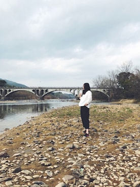 融漫星さん（レディース・168cm）の冬コーディネート