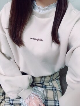 「AS KNOW AS」｜「アイテム（スウェット）」を使った、MAIさん（レディース・158cm）の秋コーディネート