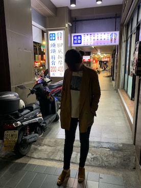 「TICCA（ティッカ）のアイテム（ジャケット/アウター）」を使った、yuriさん（レディース・164cm）の秋コーディネート