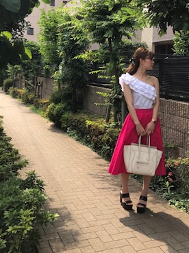 「アイテム（ピアス（両耳用））」を使った、わっぴんさん（レディース・154cm・20代）の夏コーディネート