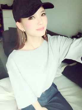 「アイテム（ピアス（両耳用））」を使った、わっぴんさん（レディース・154cm・20代）の秋コーディネート
