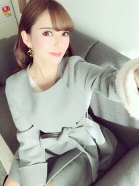 「アイテム（ピアス（両耳用））」を使った、わっぴんさん（レディース・154cm・20代）の秋コーディネート