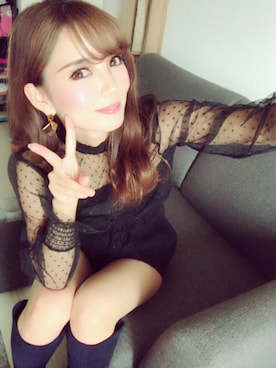 「アイテム（ピアス（両耳用））」を使った、わっぴんさん（レディース・154cm・20代）の秋コーディネート