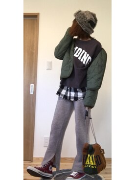 M𓅜さん（レディース・160cm）の冬コーディネート