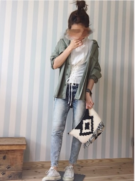 M𓅜さん（レディース・161cm）の春コーディネート