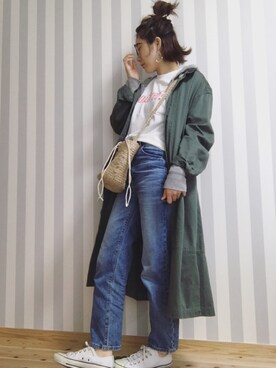 M𓅜さん（レディース・161cm）の春コーディネート
