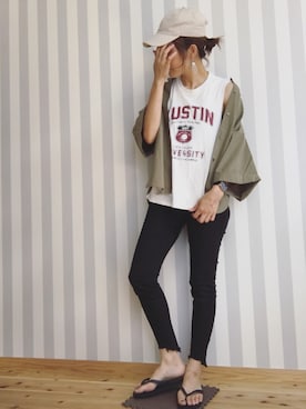 M𓅜さん（レディース・161cm）の夏コーディネート