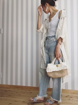 M𓅜さん（レディース・161cm）の夏コーディネート