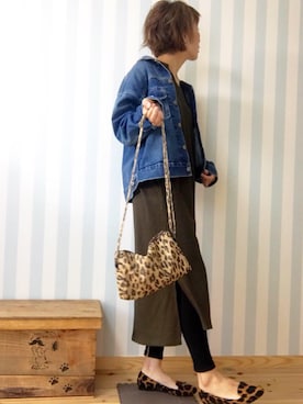 「レギンスコーデ」｜「アイテム（その他）」を使った、M𓅜さん（レディース・161cm）の秋コーディネート