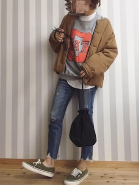 M𓅜さん（レディース・161cm）の冬コーディネート