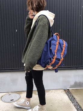 M𓅜さん（レディース・161cm）の冬コーディネート