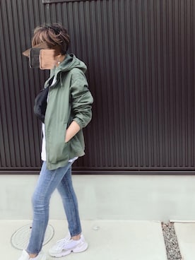 リネンコットンフルジップパーカ のレディース人気ファッションコーディネート Wear