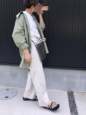 M𓅜さん（レディース・161cm）の春コーディネート