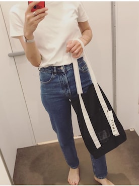 「Daniel Wellington（ダニエルウェリントン）の販売終了クラシックペティット アッシュフィールド32mm（アナログ腕時計）」を使った、M𓅜さん（レディース・161cm）の春コーディネート