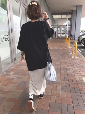 「Daniel Wellington（ダニエルウェリントン）の販売終了クラシックペティット アッシュフィールド32mm（アナログ腕時計）」を使った、M𓅜さん（レディース・161cm）の秋コーディネート