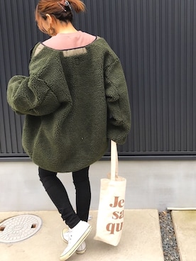 M𓅜さん（レディース・161cm）の冬コーディネート