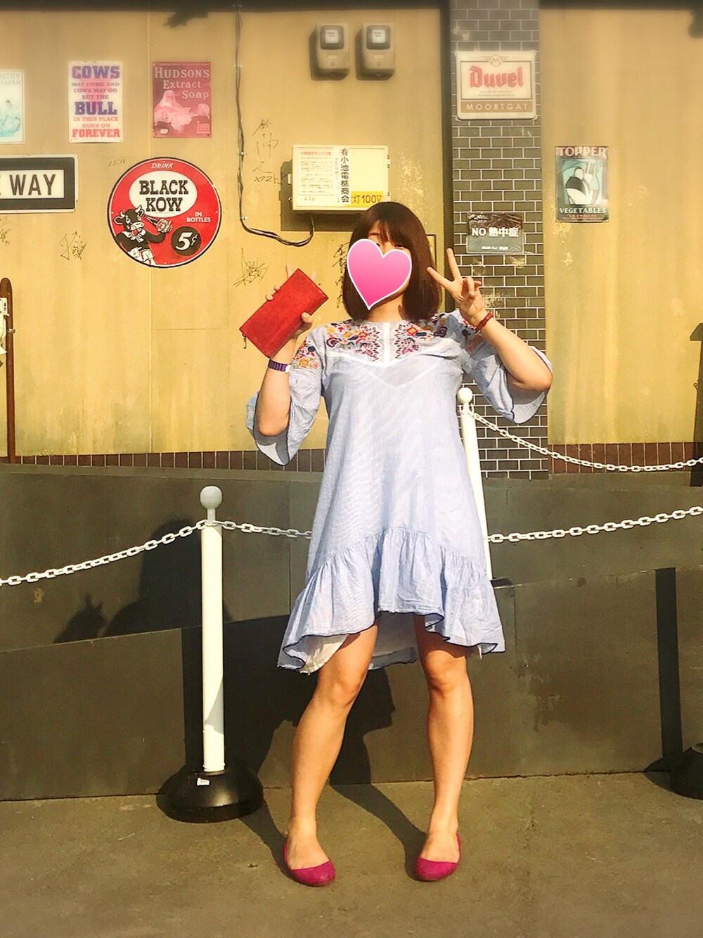 「ZARAのアイテム（ワンピース、ブルー系）」を使った、オシャレになりたい人さん（レディース・156cm）の夏コーディネートの1枚目の写真