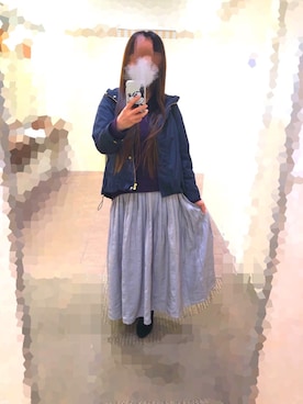 ななここさん（レディース・158cm）の冬コーディネート