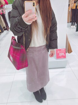 ななここさん（レディース・158cm）の冬コーディネート