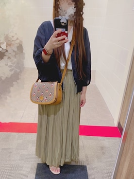 「ぽっちゃり、夏」｜「アイテム（その他）」を使った、ななここさん（レディース・158cm）の夏コーディネート