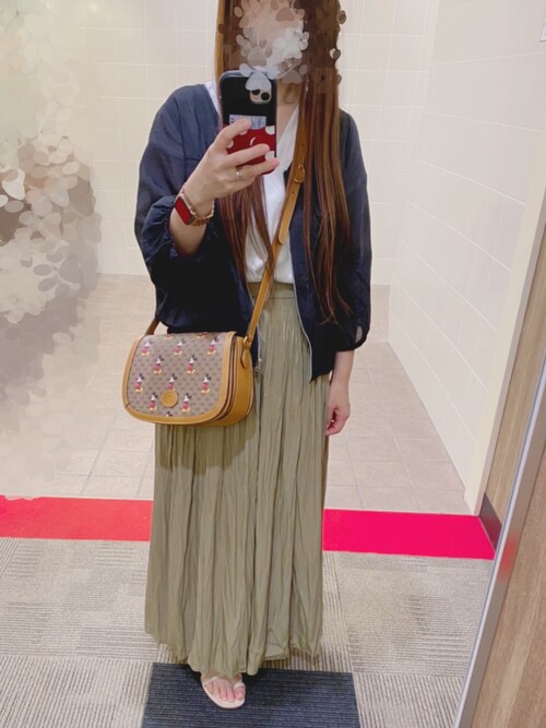 ななここ ユニクロのワイドパンツ スカートパンツを使ったコーディネート Wear