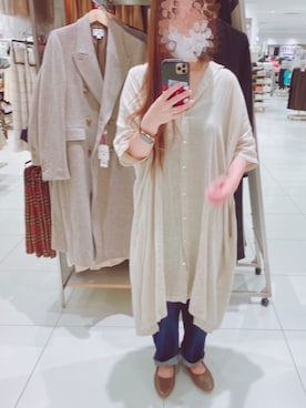 「ぽっちゃり、夏」｜「アイテム（ワンピース/ドレス）」を使った、ななここさん（レディース・158cm）の秋コーディネート