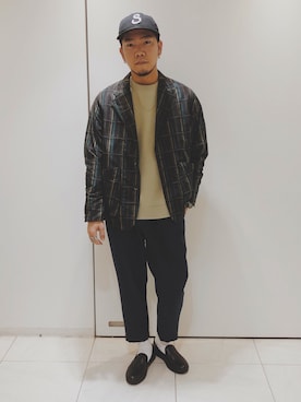 「PUBLIC TOKYO（パブリックトウキョウ）のアイテム（スウェット）」を使った、utkai1205さん（メンズ・175cm）の春コーディネート