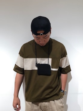 「PUBLIC TOKYO（パブリックトウキョウ）のアイテム（財布/小物）」を使った、utkai1205さん（メンズ・175cm）の夏コーディネート