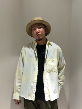 「シルクシャツ」｜utkai1205さん（メンズ・175cm）の夏コーディネート