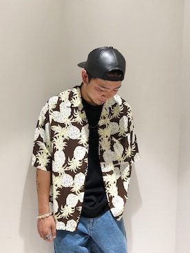 「アロハシャツ」｜utkai1205さん（メンズ・175cm）の夏コーディネート