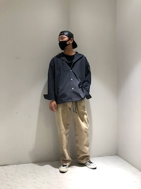 「PUBLIC TOKYO（パブリックトウキョウ）のアイテム（その他トップス）」を使った、utkai1205さん（メンズ・175cm）の夏コーディネート