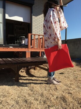 「きもの」｜「アイテム（ジャケット/アウター）」を使った、SACさん（レディース・160cm）の冬コーディネート