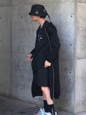 「AMERI」｜「アイテム（レッグウェア）」を使った、Kouさん（メンズ・174cm）の春コーディネート