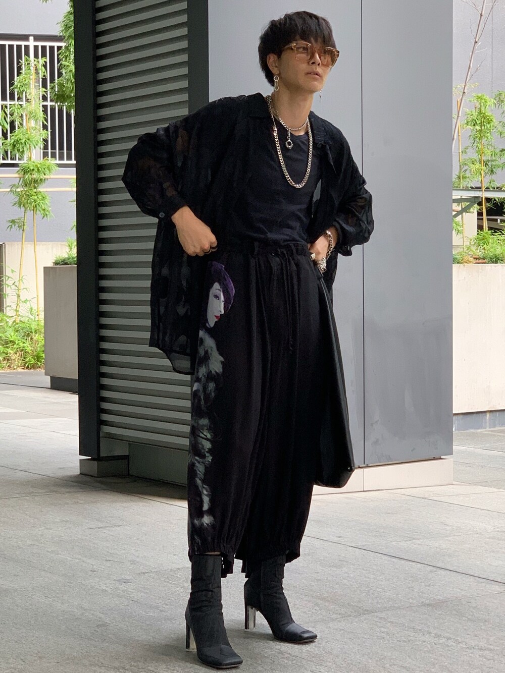 メンズBLACK Scandal Yohji Yamamoto19SS カラスパンツ