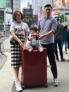 「familytrip」｜徐棠さん（レディース・163cm）の夏コーディネート