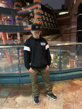 「コーデュロイキャップ」｜jojiavirexさん（メンズ・173cm）の秋コーディネート