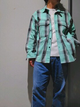 MONKEY TIME（モンキータイム）の「＜monkey time＞ HEAVY CHECK TWILL ...