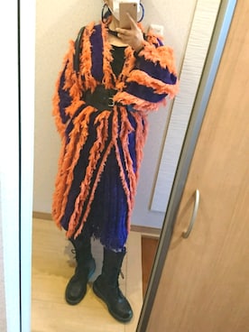「PAMEO POSE（パメオポーズ）のアイテム（その他アウター）」を使った、RURUMIさん（レディース・155cm）の秋コーディネート