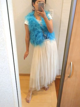 「claire's（claire's）のアイテム（アクセサリー）」を使った、RURUMIさん（レディース・155cm）の秋コーディネート