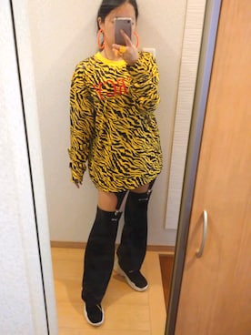 「claire's（claire's）のアイテム（アクセサリー）」を使った、RURUMIさん（レディース・155cm）の秋コーディネート