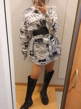 「onespo（ワンスポ）のアイテム（トップス）」を使った、RURUMIさん（レディース・155cm）の春コーディネート