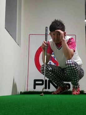 「アイテム（ゴルフグッズ、その他）」を使った、GolfTEC 02kさん（メンズ・169cm）の夏コーディネート