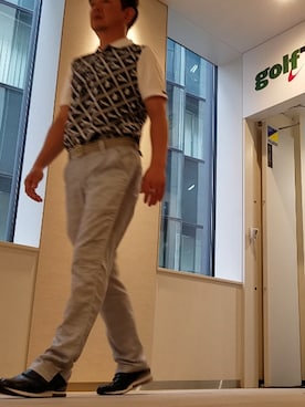 「FIDRA（フィドラ）のアイテム」を使った、GolfTEC 02kさん（メンズ・169cm）の夏コーディネート