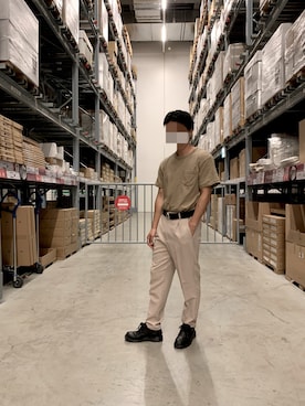 「URBAN RESEARCH（アーバンリサーチ）のアイテム（その他シューズ）」を使った、かっきーさん（メンズ・165cm）の夏コーディネート